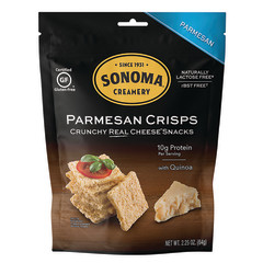 SONOMA CREAMERY PARMESAN CHEESE CRISPS 2.25 OZ POUCH
