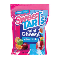 SWEETARTS MINI CHEWY MIXED FRUIT 12 OZ PEG BAG