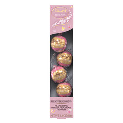 LINDT LINDOR NEAPOLITAN WHITE CHOCOLATE TRUFFLES 2.1 OZ