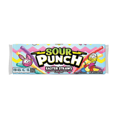 SOUR PUNCH EASTER STRAWS 3.2 OZ