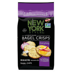 NY STYLE EVERYTHING BAGEL CRISPS 6 OZ BAG