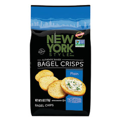 NY STYLE PLAIN BAGEL CRISPS 6 OZ BAG