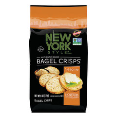 NY STYLE SESAME BAGEL CRISPS 6 OZ BAG