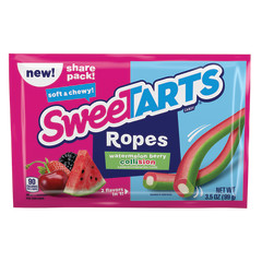 SWEETARTS WATERMELON & BERRY ROPES 3.5 OZ BAG