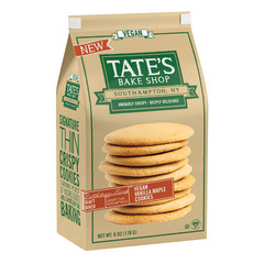 TATE'S VEGAN VANILLA MAPLE COOKIES 6 OZ BAG