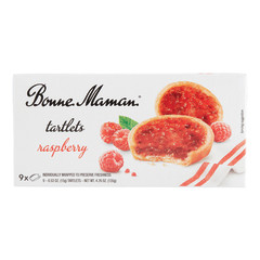 BONNE MAMAN RASPBERRY TARTLETS 4.76 OZ