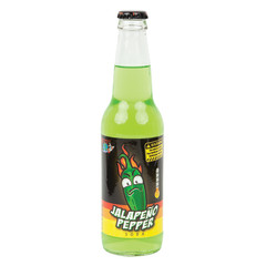 CHILI PEPPER SODA JALAPENO PEPPER 12 OZ BOTTLE