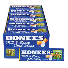 HONEES MILK HONEY FILLED CARAMELS 1.5 OZ