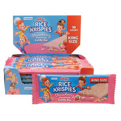 RICE KRISPIES STRAWBERRY FLAVORED CANDY BAR KING SIZE 2.75 OZ