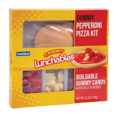 LUNCHABLES GUMMY PEPPERONI PIZZA KIT 6.3 OZ BOX