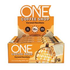 ONE COFFEE SHOP CARAMEL MACCHIATO 2.12 OZ BAR