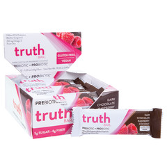 TRUTH BAR DARK CHOCOLATE RASPBERRY COCONUT 1.59 OZ