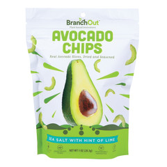 BRANCHOUT AVOCADO CHIPS SEA SALT WITH HINT OF LIME 1 OZ BAG