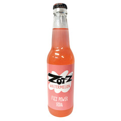 ROCKET FIZZ ZOTZ WATERMELON FIZZ POWER SODA 12 OZ