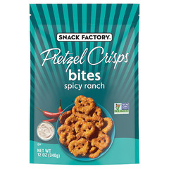 PRETZEL CRISPS BITES SPICY RANCH 12 OZ BAG