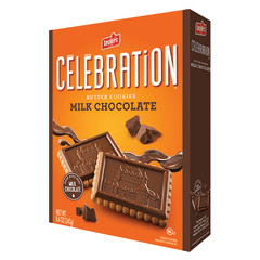 LECLERC CELEBRATION MILK CHOCOLATE COOKIES 8.4 OZ