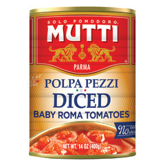 MUTTI DICED BABY ROMA TOMATOES 14 OZ JAR