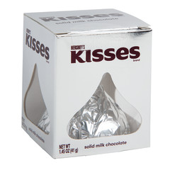 HERSHEY'S KISSES SOLID MILK CHOCOLATE 1.45 OZ