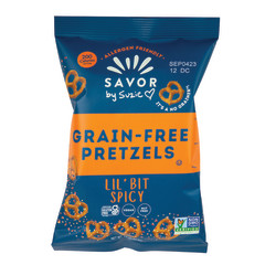 SAVOR BY SUZIE GRAIN FREE LIL SPICY PRETZELS 1.5 OZ