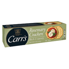 CARR'S ROSEMARY CRACKERS 5 OZ BOX