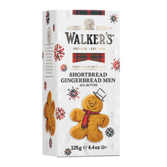 WALKERS SHORTBREAD GINGERBREAD MEN COOKIES 4.4 OZ BOX