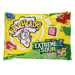 WARHEAD EXTREME SOUR 25 OZ 175 PC BAG