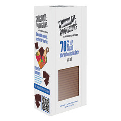 SCHARFFEN BERGER 70% DARK CHOCOLATE FLATS WITH SEA SALT 6.3 OZ BOX