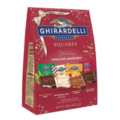 GHIRARDELLI HOLIDAY CHOCOLATE ASSORTMENT 14.8 OZ EXTRA LARGE BAG