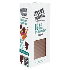 SCHARFFEN BERGER 82% DARK CHOCOLATE FLATS 6.3 OZ BOX