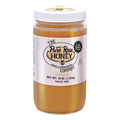 PURE RAW HONEY UNFILTERED VALUE SIZE 44 OZ JAR