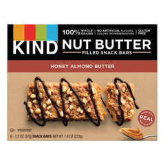 KIND NUT BUTTER HONEY ALMOND BUTTER 7.8 OZ 6 CT