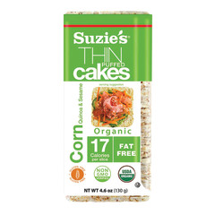 SUZIE'S WHOLE GRAIN QUINOA THIN CAKES 4.5 OZ