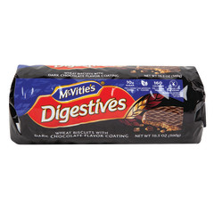 MCVITIE'S DIGESTIVE ROLL DARK CHOCOLATE 10.5 OZ