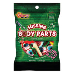 CLEVER CANDY MISSING BODY PARTS 4 OZ PEG BAG