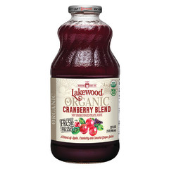 LAKEWOOD ORGANIC JUICES PURE ORGANIC CRANBERRY BLEND 32 OZ BOTTLE