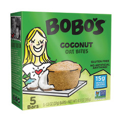 BOBO'S COCONUT OAT BITES 6.5 OZ BOX