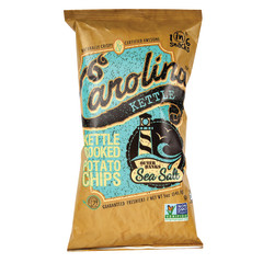 CAROLINA SEA SALT KETTLE CHIPS 5 OZ BAG