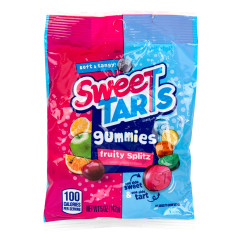 SWEETARTS GUMMIES FRUITY SPLITZ 5 OZ PEG BAG