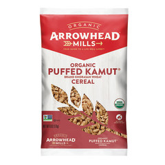 ARROWHEAD MILLS ORGANIC PUFFED KAMUT CEREAL 6 OZ BAG