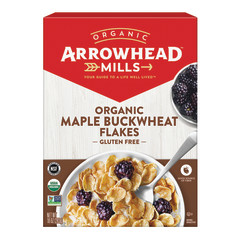 ARROWHEAD MILLS ORGANIC MAPLE BUCKWHEAT FLAKES 10 OZ BOX