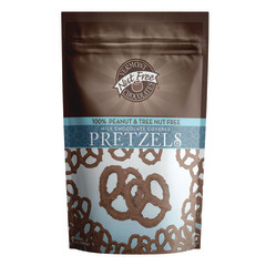 VERMONT NUT FREE CHOCOLATES MILK CHOCOLATE COVERED PRETZELS 5 OZ POUCH