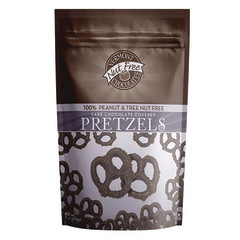 VERMONT NUT FREE CHOCOLATES DARK CHOCOLATE COVERED PRETZELS 5 OZ POUCH