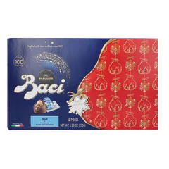 PERUGINA BACI MILK CHOCOLATE WITH CHRISTMAS SLEEVE 5.29 OZ 12 PIECE BOX