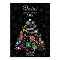 DIVINE DARK CHOCOLATE ADVENT CALENDAR 3 OZ BOX