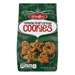 STAUFFER'S HOLIDAY SHORTBREAD COOKIE 12 OZ BAG