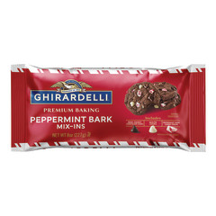 GHIRARDELLI PEPPERMINT BARK MIX-INS 8 OZ BAG