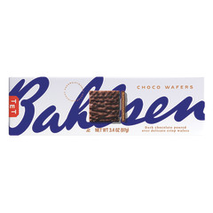 BAHLSEN DARK CHOCOLATE WAFERS 3.4 OZ BOX