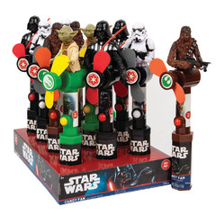 STAR WARS ASSORTED CHARACTER FAN WITH CANDY