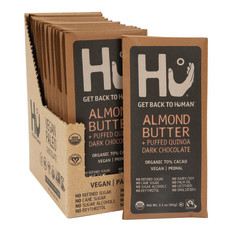 HU DARK CHOCOLATE ALMOND BUTTER & PUFFED QUINOA 2.1 OZ BAR