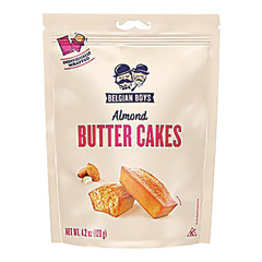 BELGIAN BOYS ALMOND BUTTER CAKES 4.2 OZ POUCH